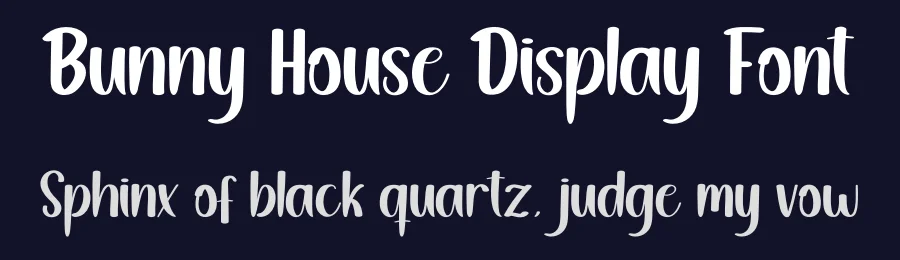 Bunny House Display Font by andikastudio — Script Handwritten Font — thumbnail 2