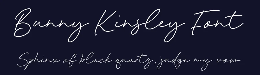 Bunny Kinsley Font by Timur type — Script Handwritten Font — thumbnail 2