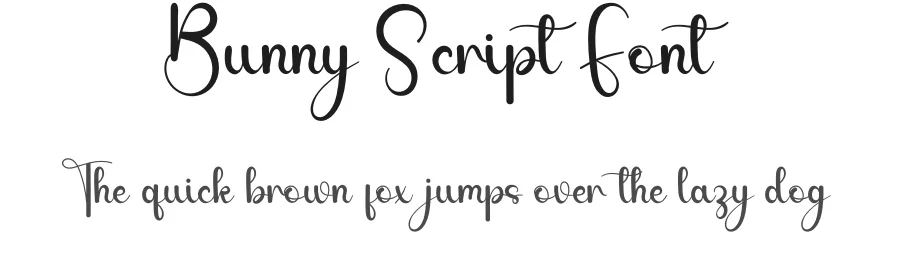 Bunny Script Font by andikastudio — Script Handwritten Font