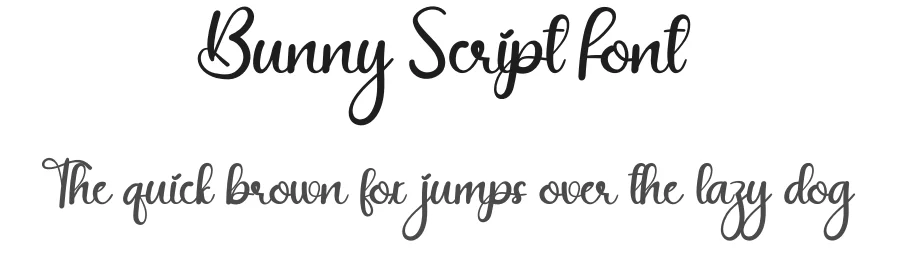 Bunny Script Font by andikastudio — Script Handwritten Font