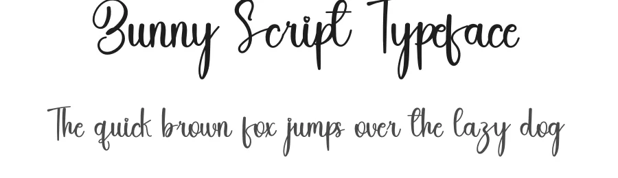 Bunny Script Typeface by inermediaSTUDIO — Script Handwritten Font