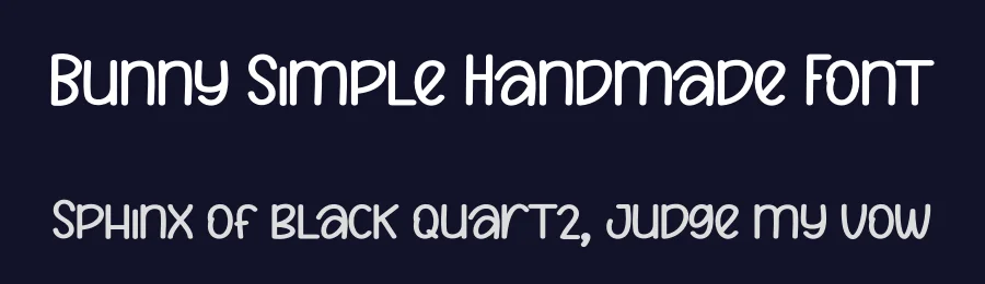 Bunny Simple Handmade Font by andikastudio — Display Font — thumbnail 2
