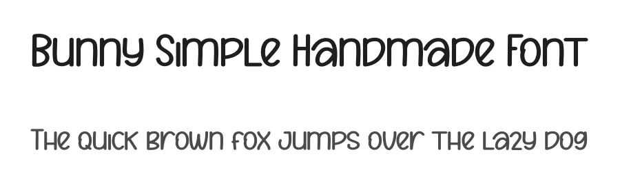 Bunny Simple Handmade Font by andikastudio — Display Font