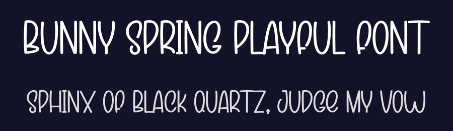 Bunny Spring Playful Font by creativeletter — Script Handwritten Font — thumbnail 2