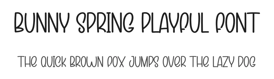 Bunny Spring Playful Font by creativeletter — Script Handwritten Font