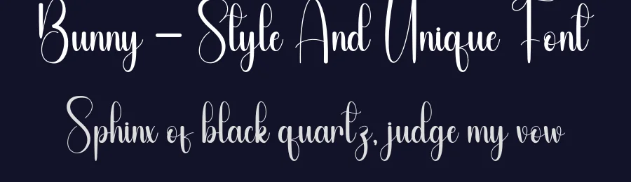 Bunny – Style And Unique Font by andikastudio — Script Handwritten Font — thumbnail 2