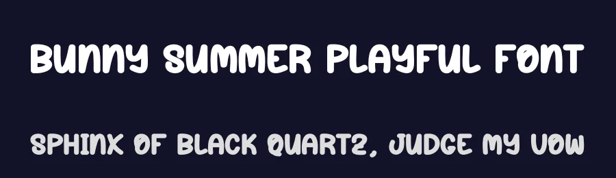 Bunny Summer Playful Font by andikastudio — Display Font — thumbnail 2
