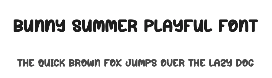 Bunny Summer Playful Font by andikastudio — Display Font
