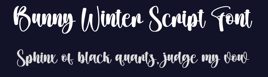 Bunny Winter Script Font by creativeletter — Script Handwritten Font — thumbnail 2