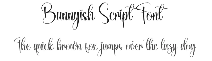 Bunnyish Script Font by creativeletter — Script Handwritten Font