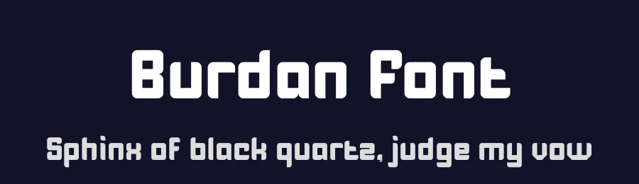 Burdan Font by Sronstudio — Display Font — thumbnail 2