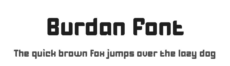 Burdan Font by Sronstudio — Display Font