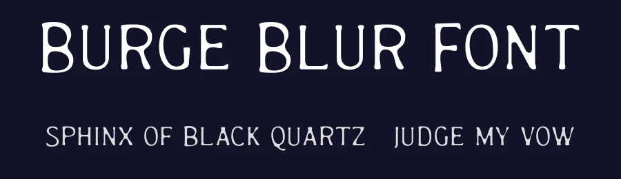 Burge Blur Font by craftsupplyco — Display Font — thumbnail 2