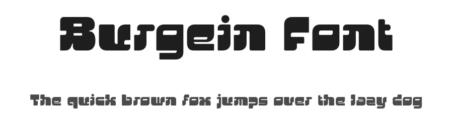 Burgein Font by craftsupplyco — Display Font