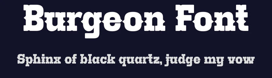 Burgeon Font by Rantautype — Display Font — thumbnail 2