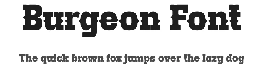 Burgeon Font by Rantautype — Display Font