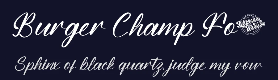 Burger Champ Font by letterenastudios — Script Handwritten Font — thumbnail 2