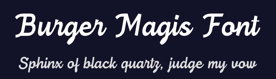 Burger Magis Font by timelesstype.co — Display Font — thumbnail 2