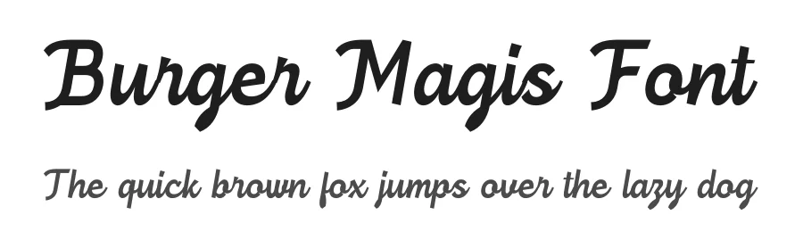 Burger Magis Font by timelesstype.co — Display Font