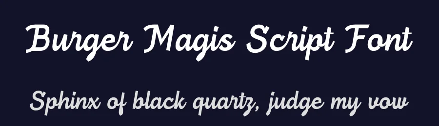 Burger Magis Script Font by timelesstype.co — Display Font — thumbnail 2