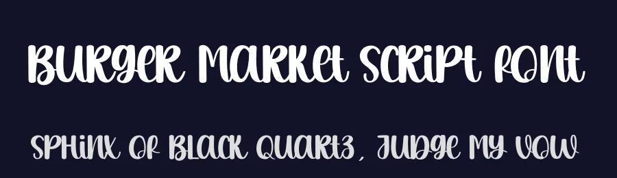 Burger Market Script Font by creativeletter — Script Handwritten Font — thumbnail 2