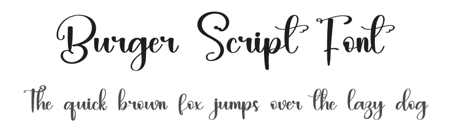 Burger Script Font by inermediaSTUDIO — Script Handwritten Font