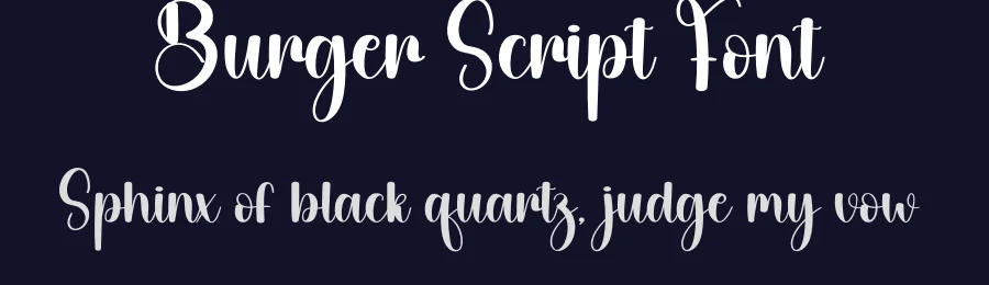 Burger Script Font by creativeletter — Script Handwritten Font — thumbnail 2