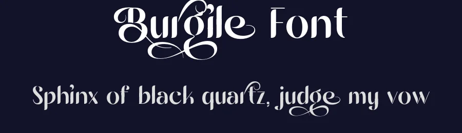 Burgile Font by mixjpg — Decorative Font — thumbnail 2