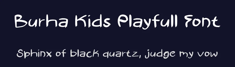 Burha Kids Playfull Font by ArtiXLabs — Display Font — thumbnail 2