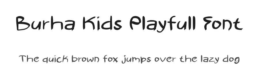 Burha Kids Playfull Font by ArtiXLabs — Display Font