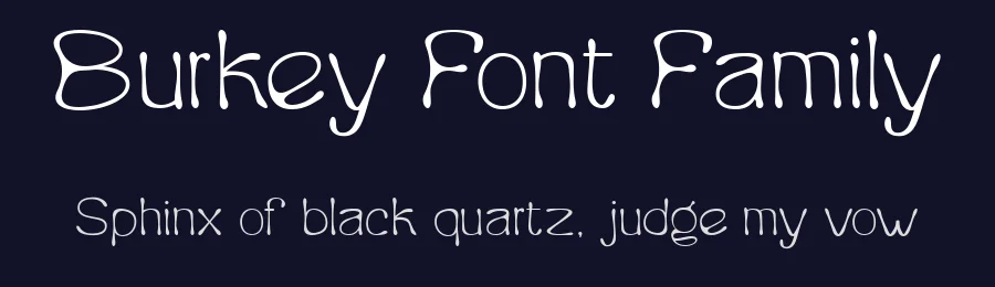 Burkey Font Family by Muksal Creative — Display Font — thumbnail 2