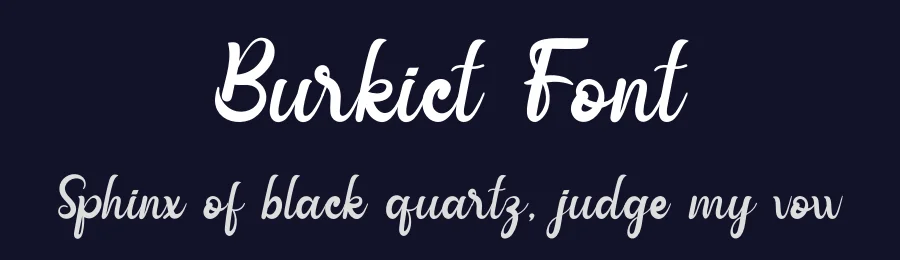 Burkict Font by makaryo — Script Handwritten Font — thumbnail 2