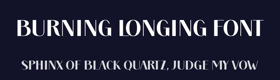 Burning Longing Font by Anto (7NTypes) — Sans Serif Font — thumbnail 2