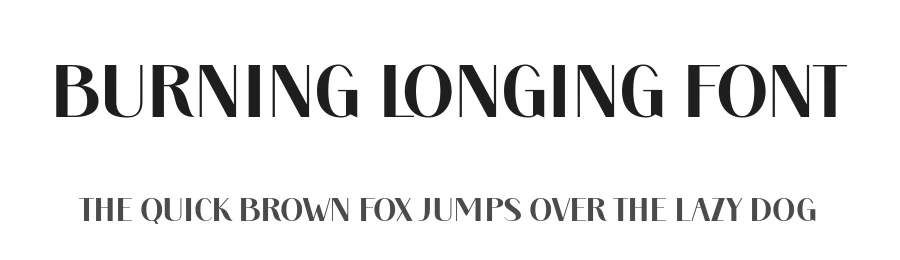 Burning Longing Font by Anto (7NTypes) — Sans Serif Font