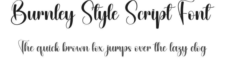 Burnley Style Script Font by creativeletter — Script Handwritten Font