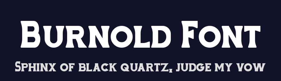 Burnold Font by Nomlimofont — Display Font — thumbnail 2