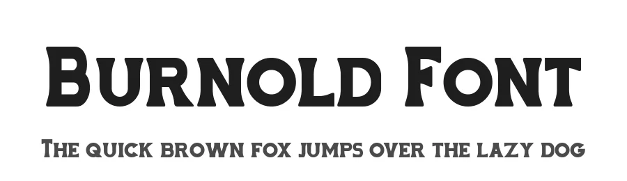 Burnold Font by Nomlimofont — Display Font