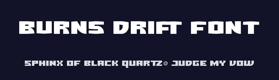 Burns Drift Font by CalligraphyFonts.net — Display Font — thumbnail 2