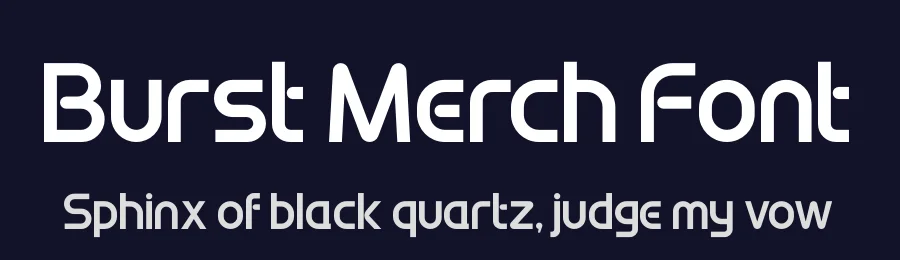 Burst Merch Font by timelesstype.co — Display Font — thumbnail 2