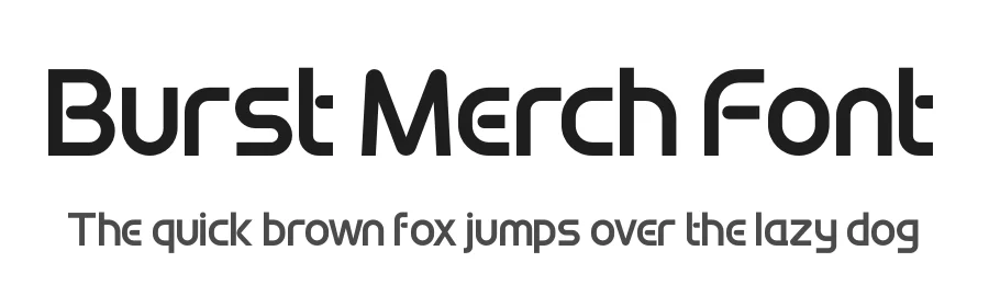 Burst Merch Font by timelesstype.co — Display Font
