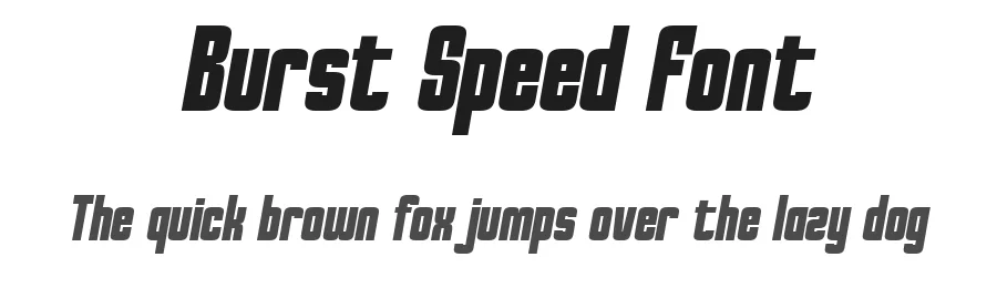 Burst Speed Font by Flawless And Co — Sans Serif Font