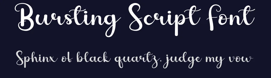 Bursting Script Font by andikastudio — Script Handwritten Font — thumbnail 2