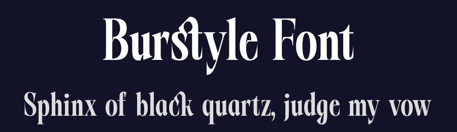 Burstyle Font by timelesstype.co — Serif Font — thumbnail 2