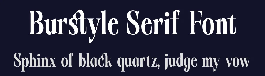 Burstyle Serif Font by timelesstype.co — Display Font — thumbnail 2