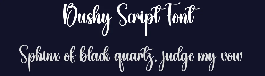 Bushy Script Font by creativeletter — Script Handwritten Font — thumbnail 2