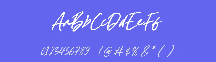 Busted Horizon Calligraphy Font by Timur type — Script Handwritten Font — thumbnail 3
