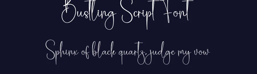 Bustling Script Font by creativeletter — Script Handwritten Font — thumbnail 2