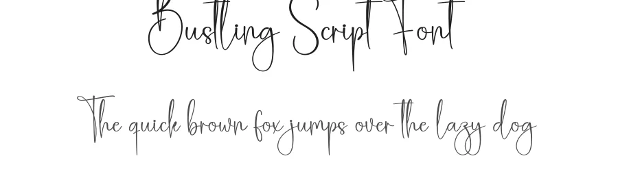 Bustling Script Font by creativeletter — Script Handwritten Font