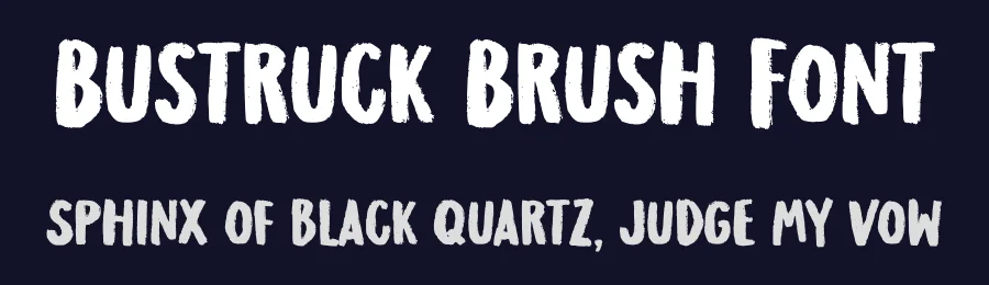 Bustruck Brush Font by HolisFonts Typestudio — Display Font — thumbnail 2