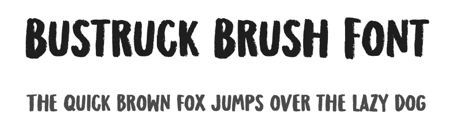 Bustruck Brush Font by HolisFonts Typestudio โ Display Font